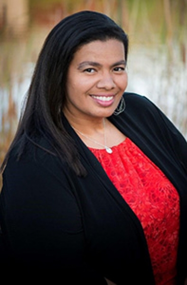 Celese Atkins, assistant director of faculty mentoring initiatives in the Office of the Provost and a member of the Beyond Juneteenth committee